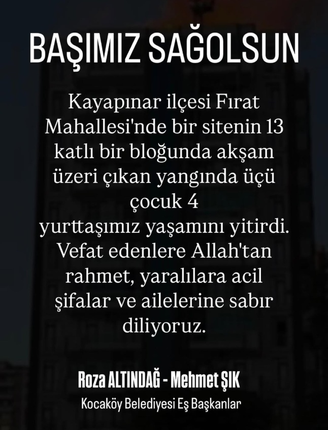 Vefat ve Başsağlığı