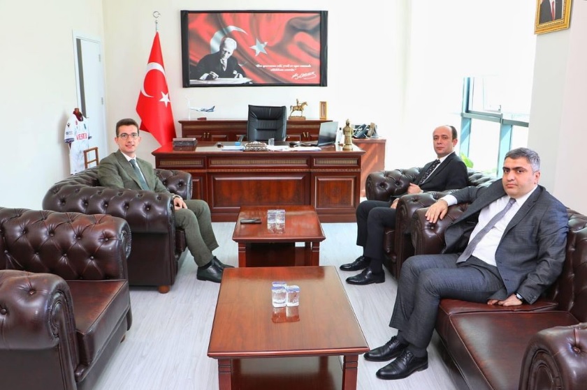 Sur Kaymakamı ve Ergani Kaymakamından Yusuf Kaptanoğlu' na ziyaret